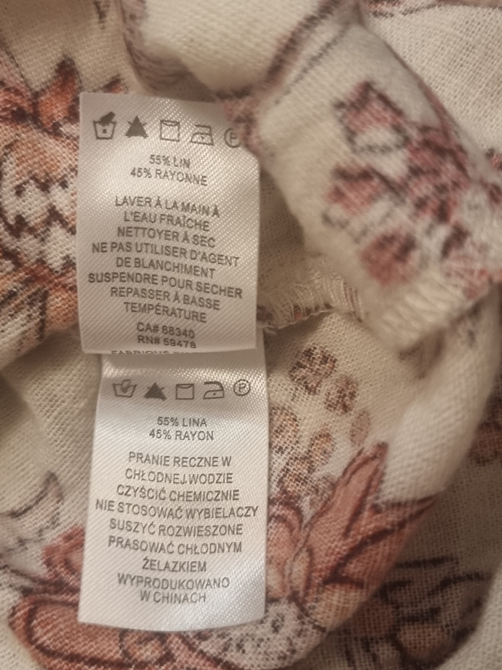 Rachel Zoe Cream Romper with Rust Floral Print - Picture 10 of 16